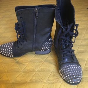 Steve Madden Black Tarney Boots